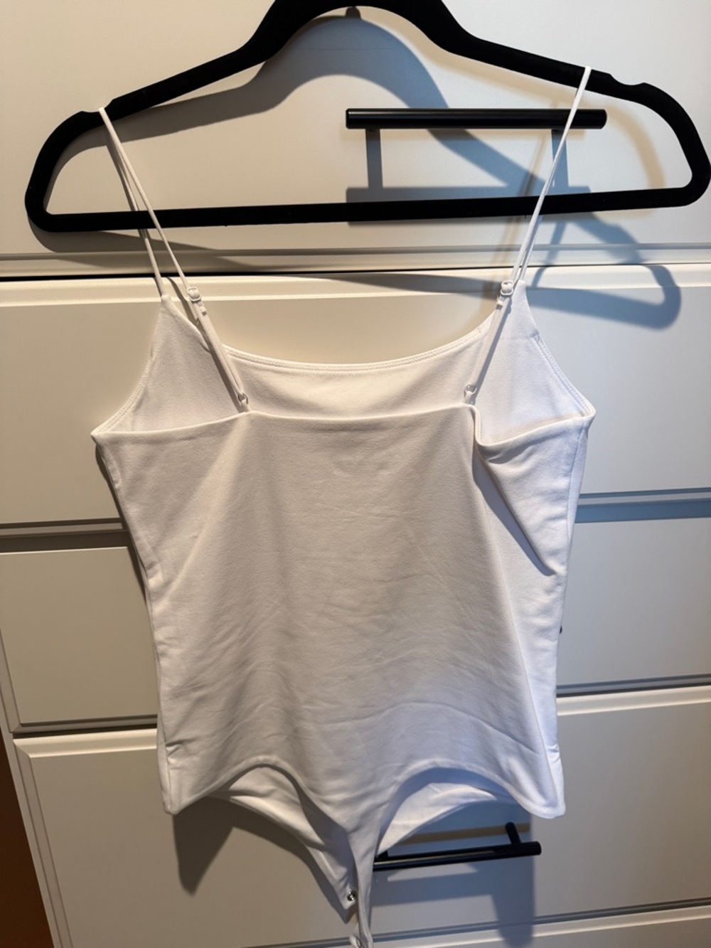 Nuuds Cami Bodysuit in White - Picture 3 of 3